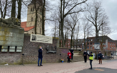 Gedenkveranstaltung anlässlich des 76. Jahrestages der Bombardierung Dülmens