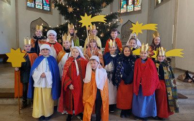 Sternsingeraktion in St. Agatha