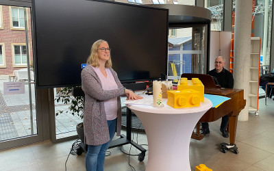 Wortgottesdienst zur Eröffnung der LEGO®-Stadt im einsA
